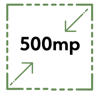 Pachet irigații 500mp